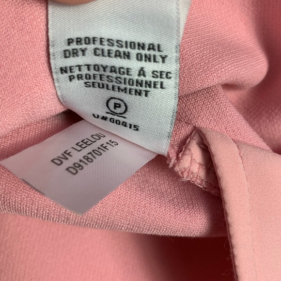 Diane Von Furstenberg LeeLou Pink Cocktail Dress 2 - Picture 13 of 13